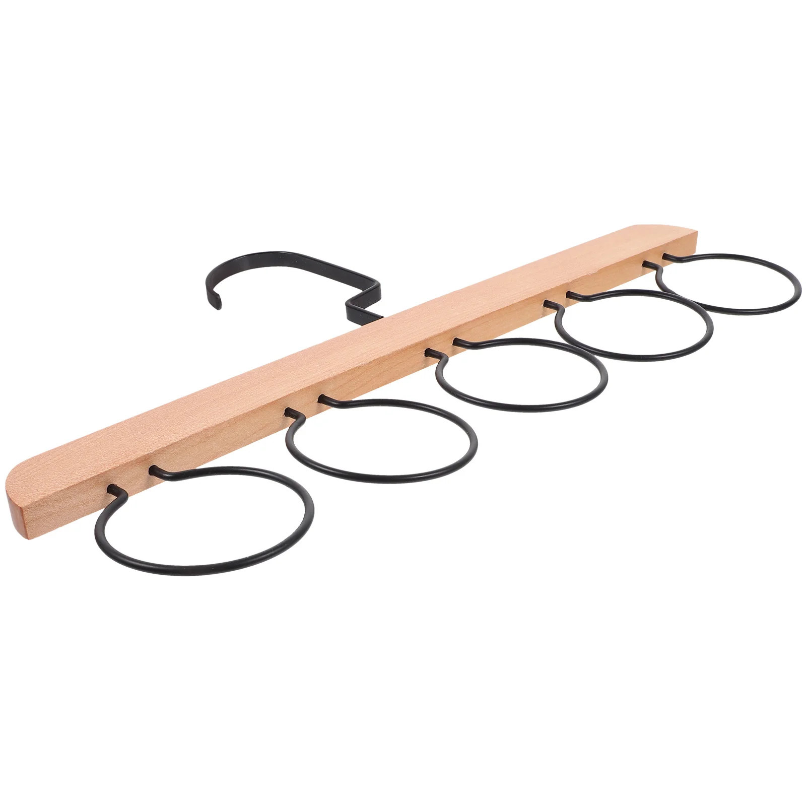 

Wooden Tie Organizer Scarf Hanger For Closet Necktie Belt Shawl Storage Rack Holder Wardrobe Space Saving Solution