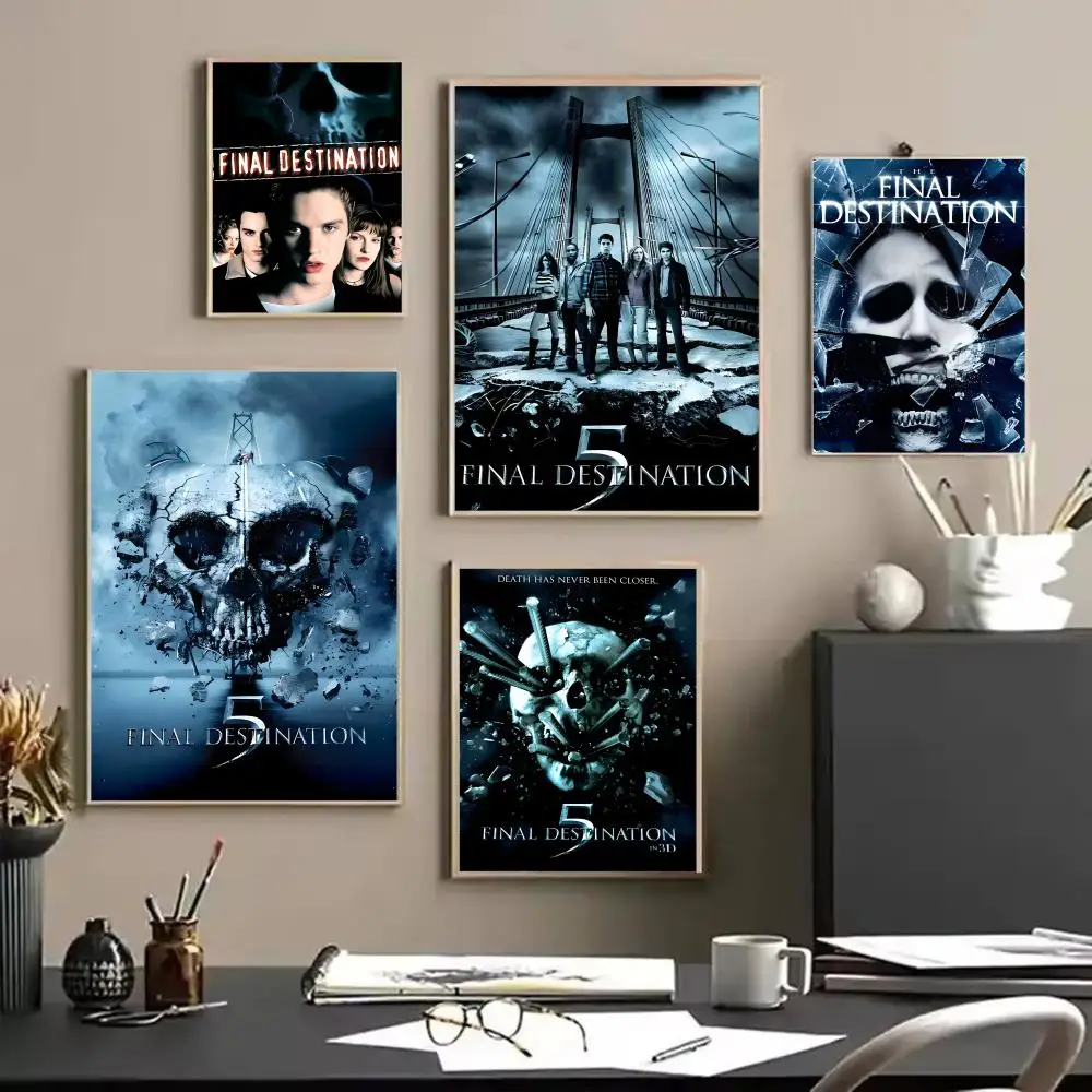 Movie F_Final D_Destination HD Decorative Linen Canvas Poster Wall Art Prints for Living Room Bedroom Office Home Decoration