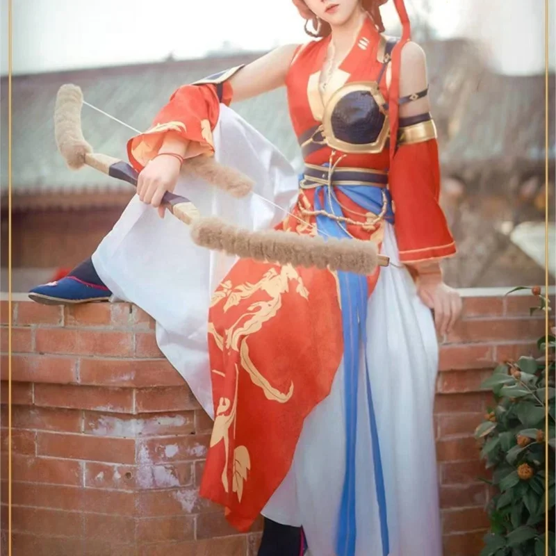 Shangxiang Cos Costume Archaistic Ancient British Style Female Cosplay Clothing Full Set