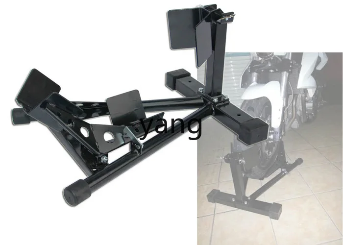 YJQ motorcycle heavy locomotive display frame front wheel fixed check support standing frame universal type