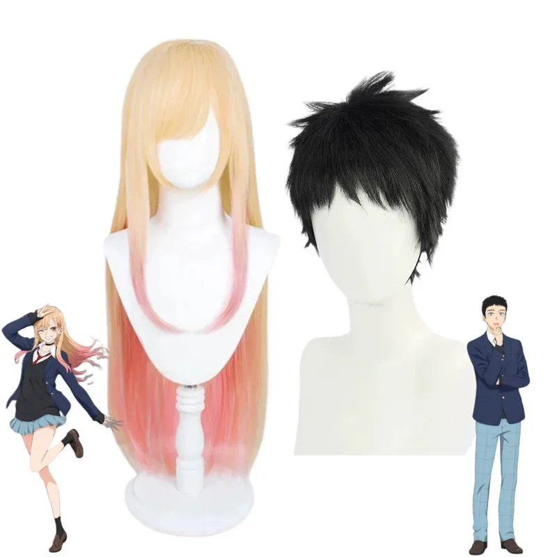 Anime nuevo My Dress-Up Darling Temporada 2 Kitagawa Marin Gojo Wakana Cosplay disfraz peluca uniforme escolar japonés JK hombre mujer traje