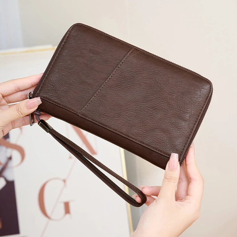 RFID Blocking Passport Wallet Zip-Up Multi-Function Protective Case for Travel Documents And Finances Cross-Border New Arrival