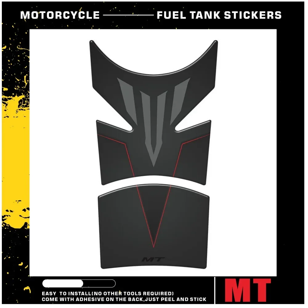 For YAMAHA MT09 MT-09 MT-09SP FZ09 Air Intake Side Cover Sticker Set Fairing Decals Hollow Out Custom 2024