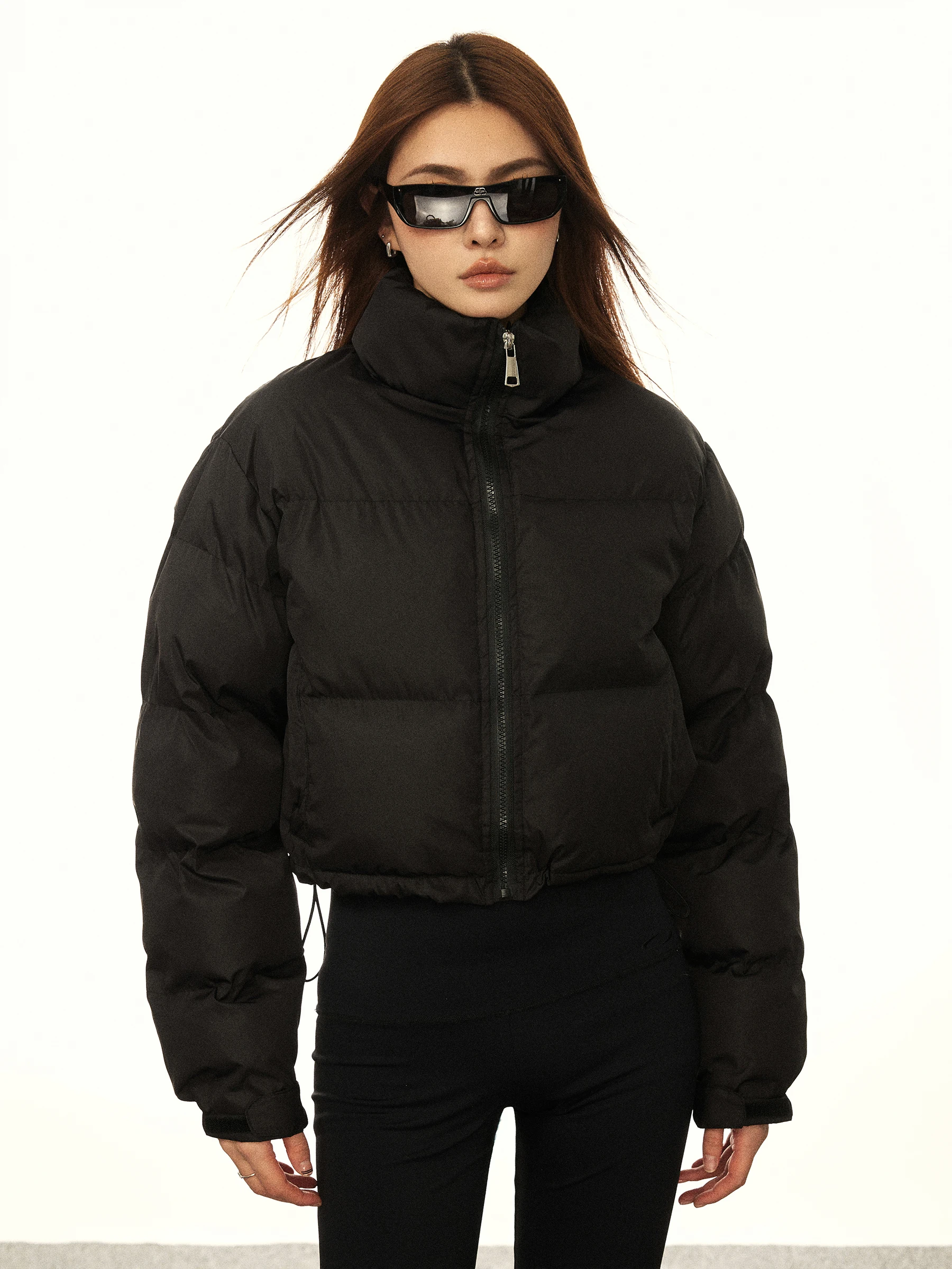 

Aaisup Bla воротник-стойка ort Bread Sle хлопковое джинто женское тонкое осенне-зимнее новое поступление корейское пальто свободного покроя