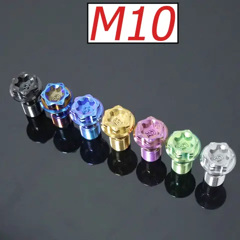 FLAWLESSTI M10x1.0 1.25 피치 Gr5 티타늄 밴조 볼트 브레이크 캘리퍼스 마스터 실린더 볼트 Brembo RCS CC M50 M4 HPK