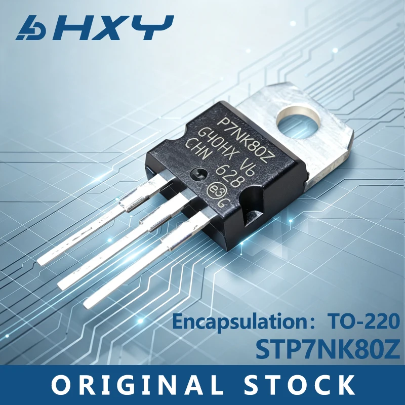 10PCS STP7NK80Z P7NK80Z TO-220 field effect tube 7A 800V