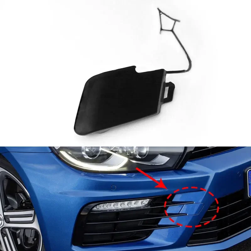 For Volkswagen Scirocco R MK3 2014-2017 Front Bumper Trailer Cap Lid Towing Hook Eye Cover