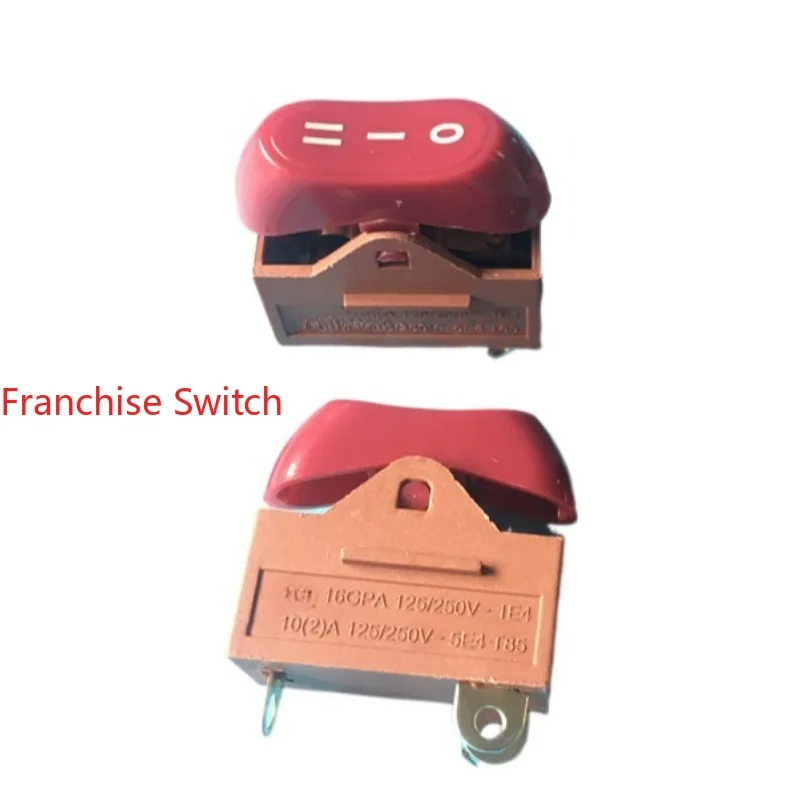 10PCS Electric Hair Dryer Switch Accessories, Boat Type Rocker    3Feet Red Third Gear  Salon Power 