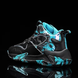 Brand Mens Non-slip Basketball Shoes Outdoor Breathable Comfortable Sports Shoes Young Boy Training Athletic Basketball Sneakers