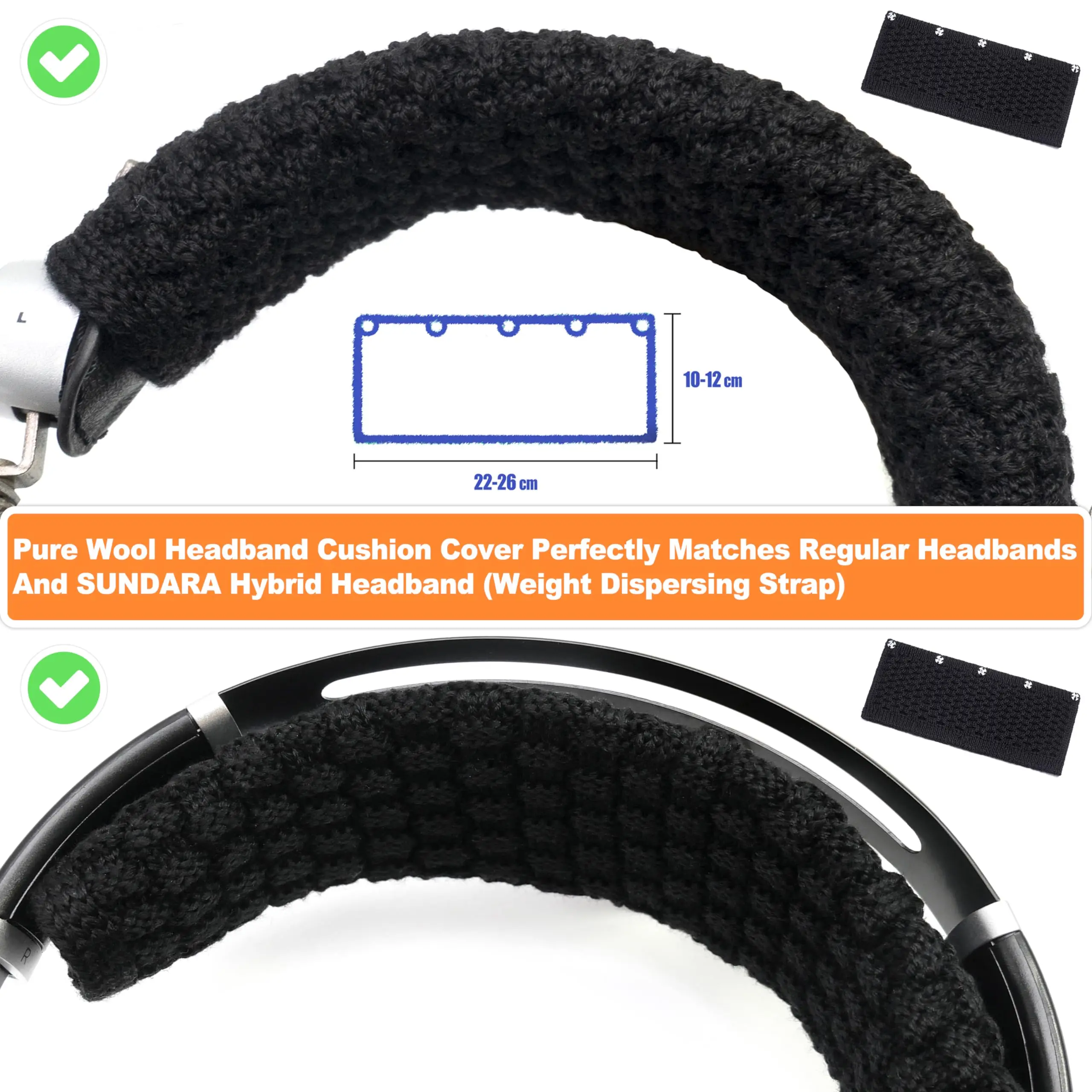 Velour Ear Pads Wool Headband Refresher Kit For Hifiman SUNDARA HE400 400SE 400I 400S HE560 560I HE500 300 350 HE3 5 6 Headset