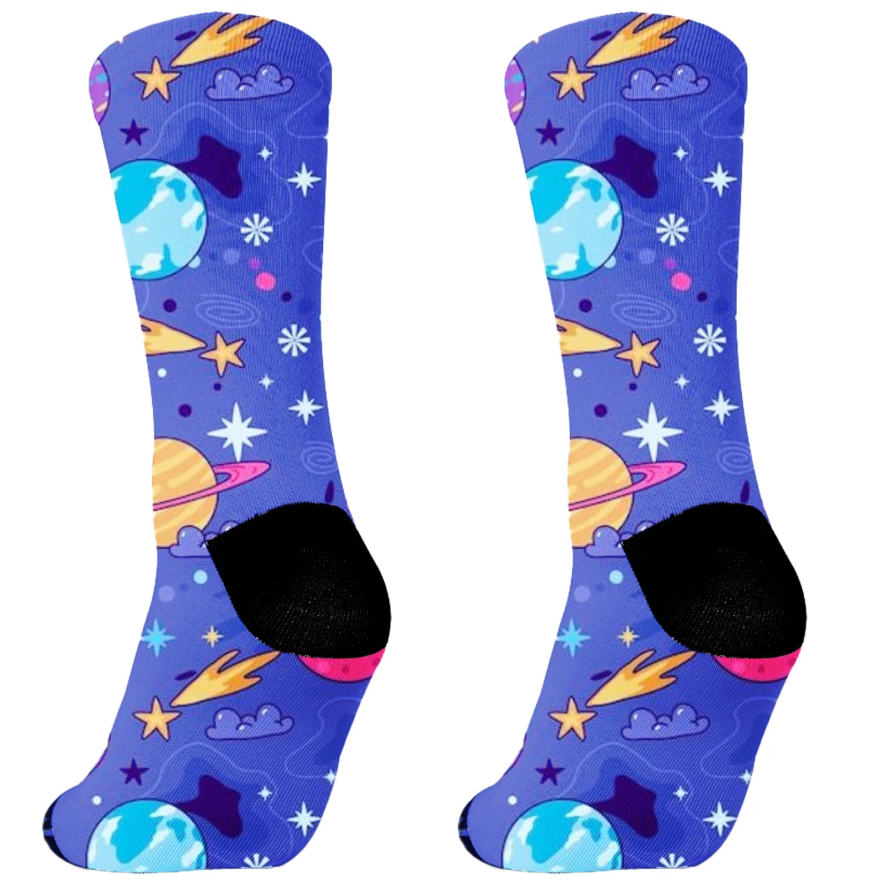 Chaussettes de sport rondes en silicone avec ventouse pour hommes et femmes, football, baseball, rugby, dessin animé mignon, nouveau