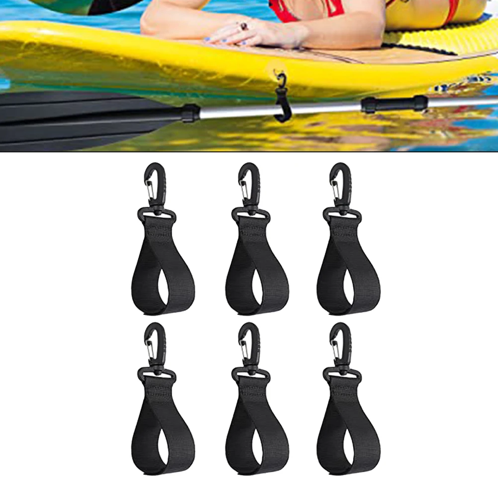 Paddle Safety Essentials Six Pack of Strong Reliable Nylon Clip Holders Perfectly Suited to Your Boating Needs