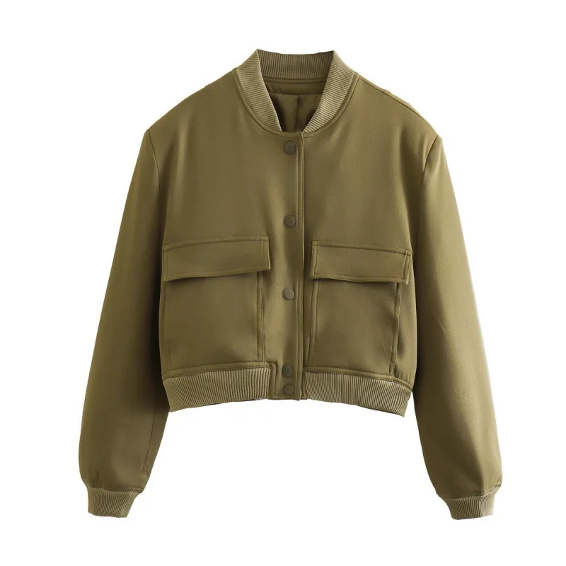 

Streetwear Women Short Bomber Jackets 2025 Fashoin Ladies Casual Sports Jacket Joggers Chic Outfits Girls Stylish