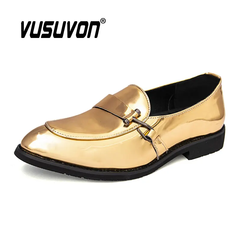 

Men Patent Leather Loafers Size 38-46 Comfortable Round Toe Classic Black Fashion Casual Monk Shoes Breathable Summer Flats
