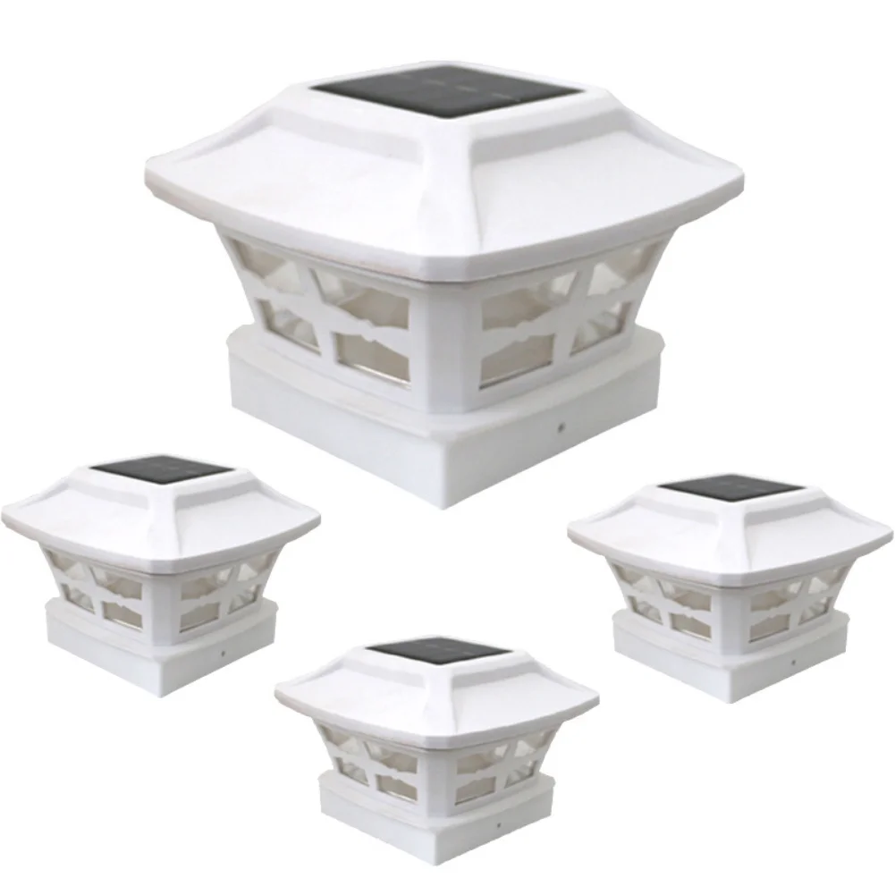 

Солнечные уличные фонари для столба, освещение, водонепроницаемые уличные палубные ограждения, палубные фонари, дорожка и украшение для сада, патио