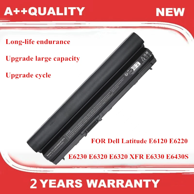 

11,1 В аккумулятор для ноутбука Dell Latitude E6120 E6220 E6230 E6320 XFR E6330 E6430S 09K6P 0F7W7V 11HYV 11HYV 312-1241