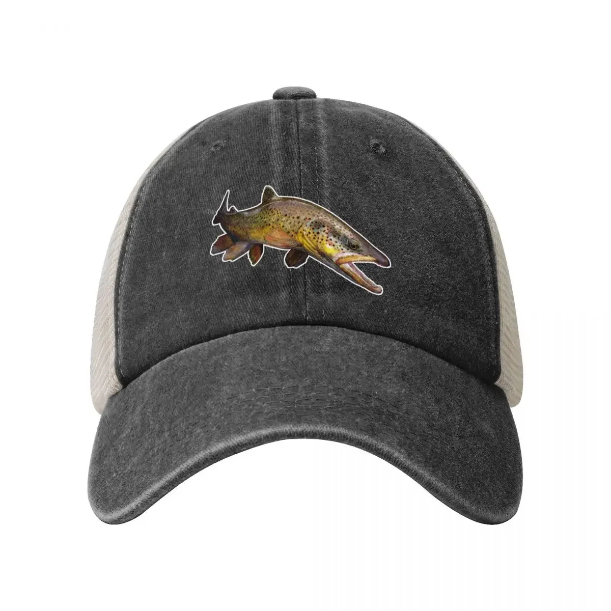 The Wild Brown Trout Baseball Cap Luxury Brand Ball Cap Kids Hat Elegant Women's Hats Men's