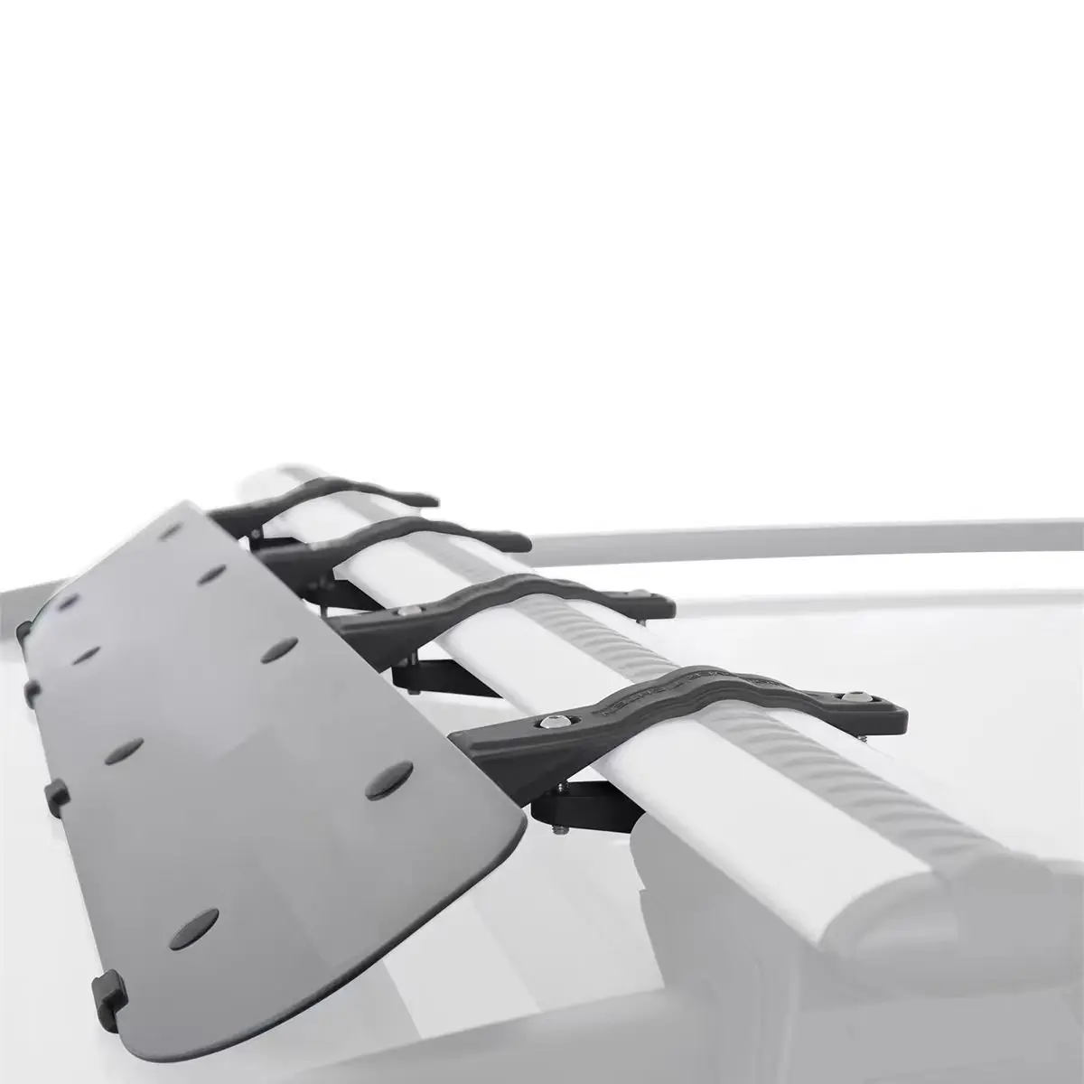 Roof spoiler, deflector, silent universal, noise reduction board