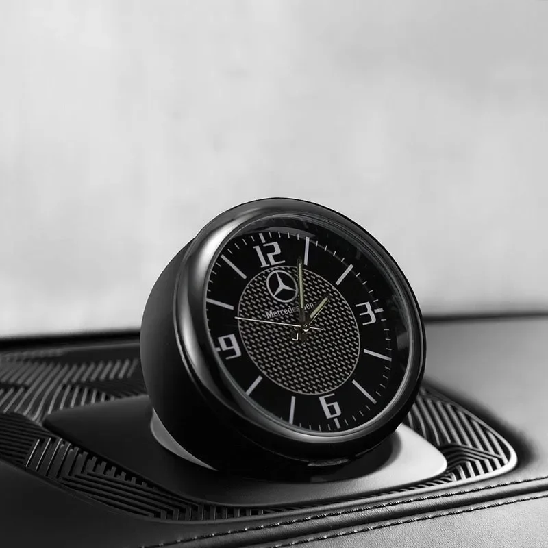 Car dashboard clock electronic clock Mercedes-Benz interior air conditioning air outlet quartz watch fragrance.accessory part