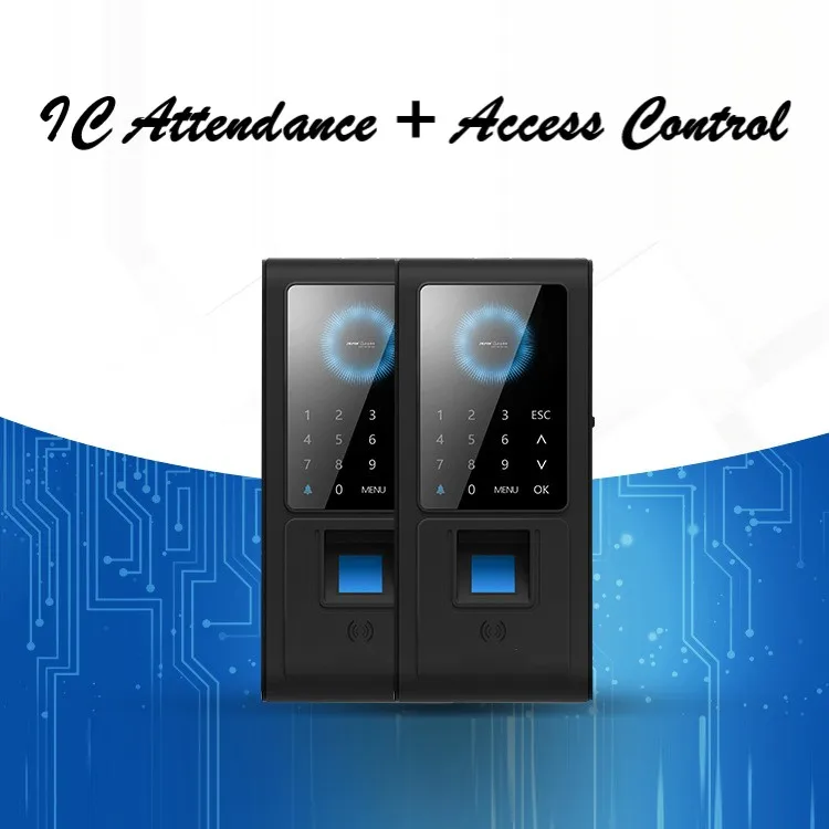 

ZM201T Fingerprint Recognition Attendance and Access Control Integrated Machine IC card Password Sign-in and Punch Card Machine