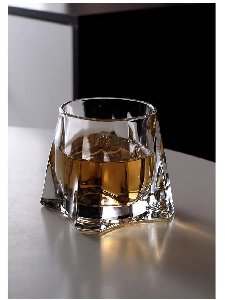 

Бунтарский хрустальный стакан для виски Nordic Sle, однотонный, ручной работы, для изысканных напитков и ужина