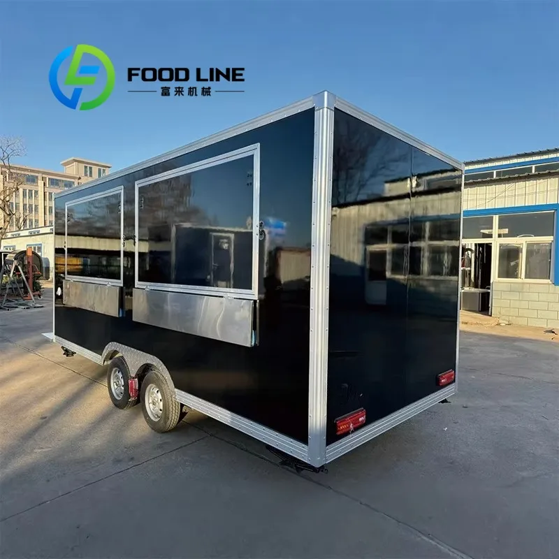 Stylish and Attractive Space-Efficient Outdoor Food Truck Efficient Use of Space for Outdoor Dining