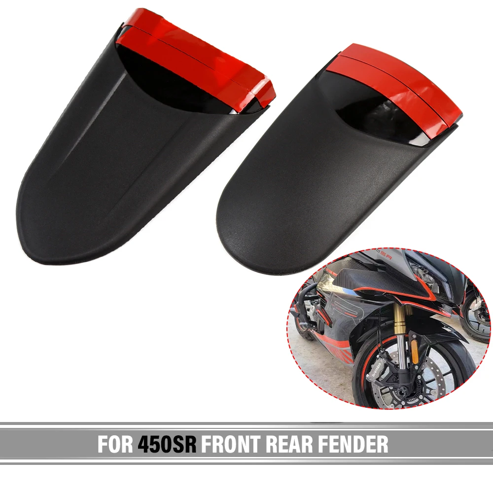 Motorcycle Lengthen Front Fender Rear and Front Wheel Extension Fender Mudguard Splash Guard For 450SR Front Rear Fender