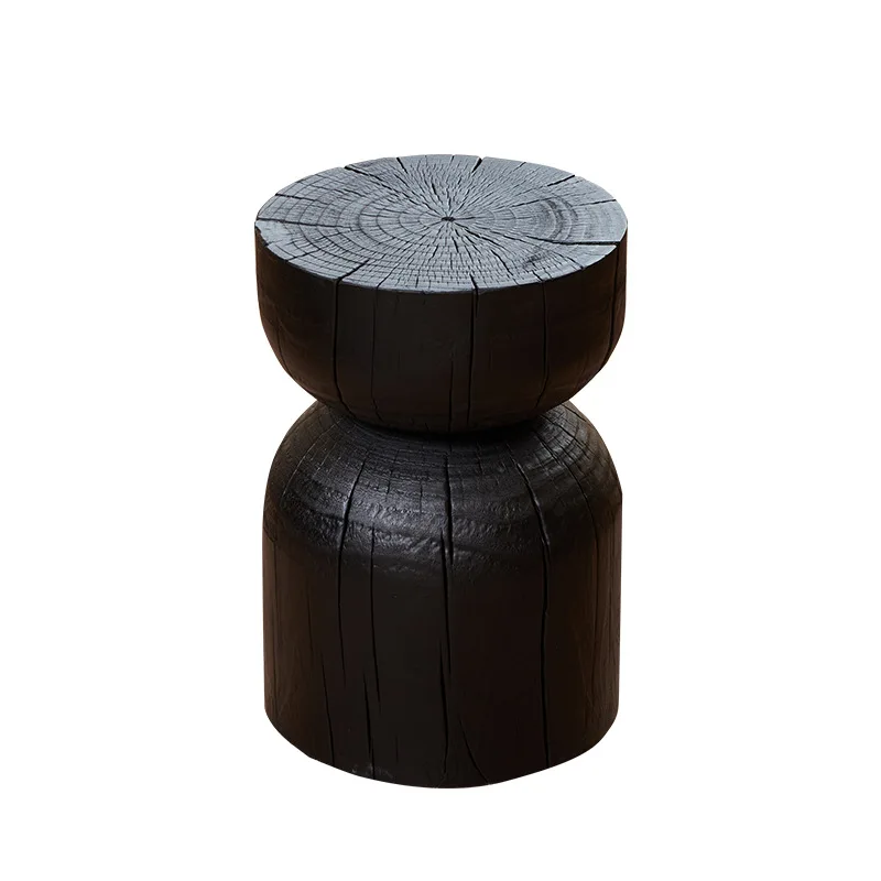 

Stool B & B coffee table side table ornament wooden pile low stool solid wood shoe changing stool
