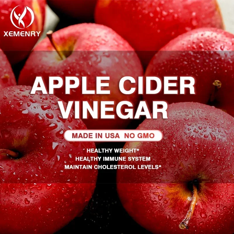 Apple Cider Vinegar - Weight Management, Increase Satiety, Detoxification, Relieve Bloating and Constipation