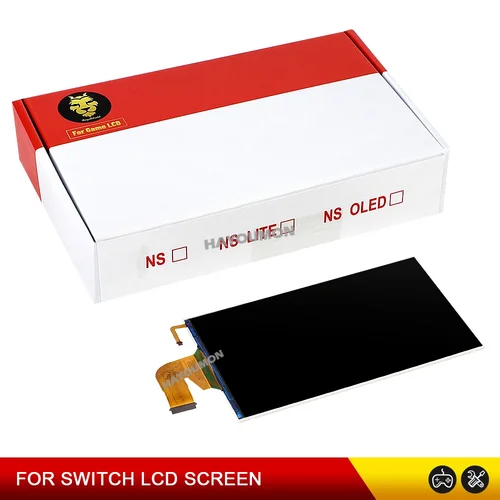 Imagen 2 del producto Reemplazo de pantalla LCD OEM para NS Switch, pantalla LCD, accesorios de montaje de vidrio para accesorios de consola de juegos Switch