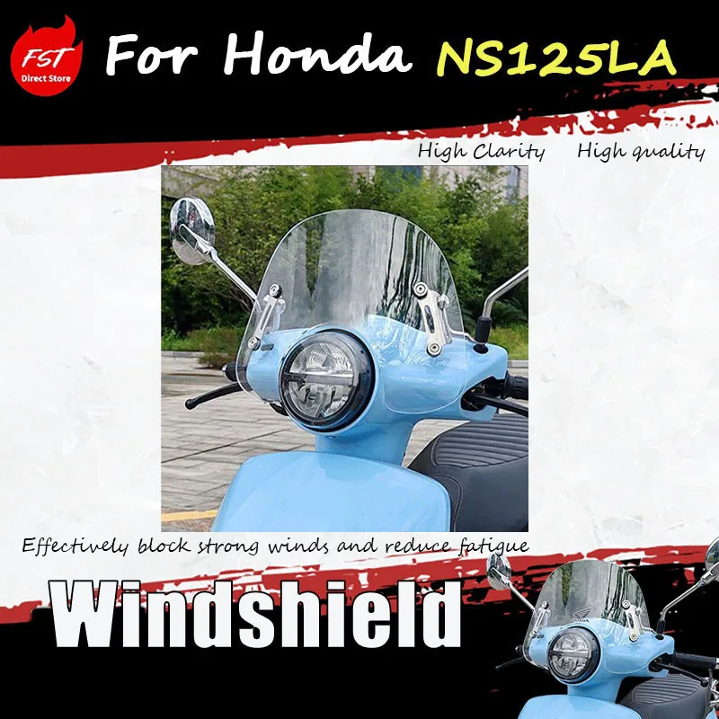 For the NS125LA special windscreen accessory for the vintage pedal motorcycle windscreen, it can be installed without any damage