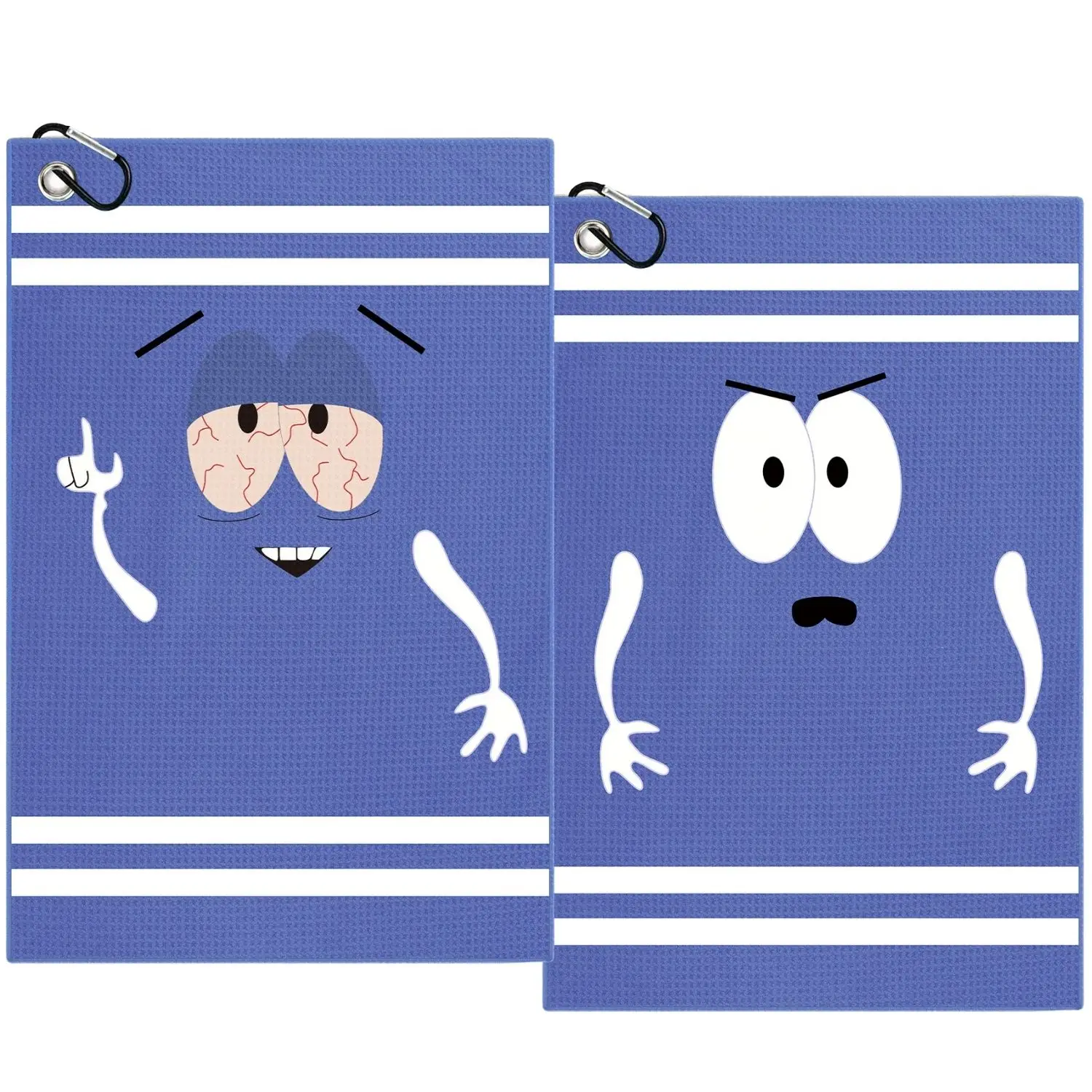 Funny Microfiber Premium Golf Towel, Printed Golf Towels for Golf Bags for Men & Women, Great Golf Accessories for Men Golfers