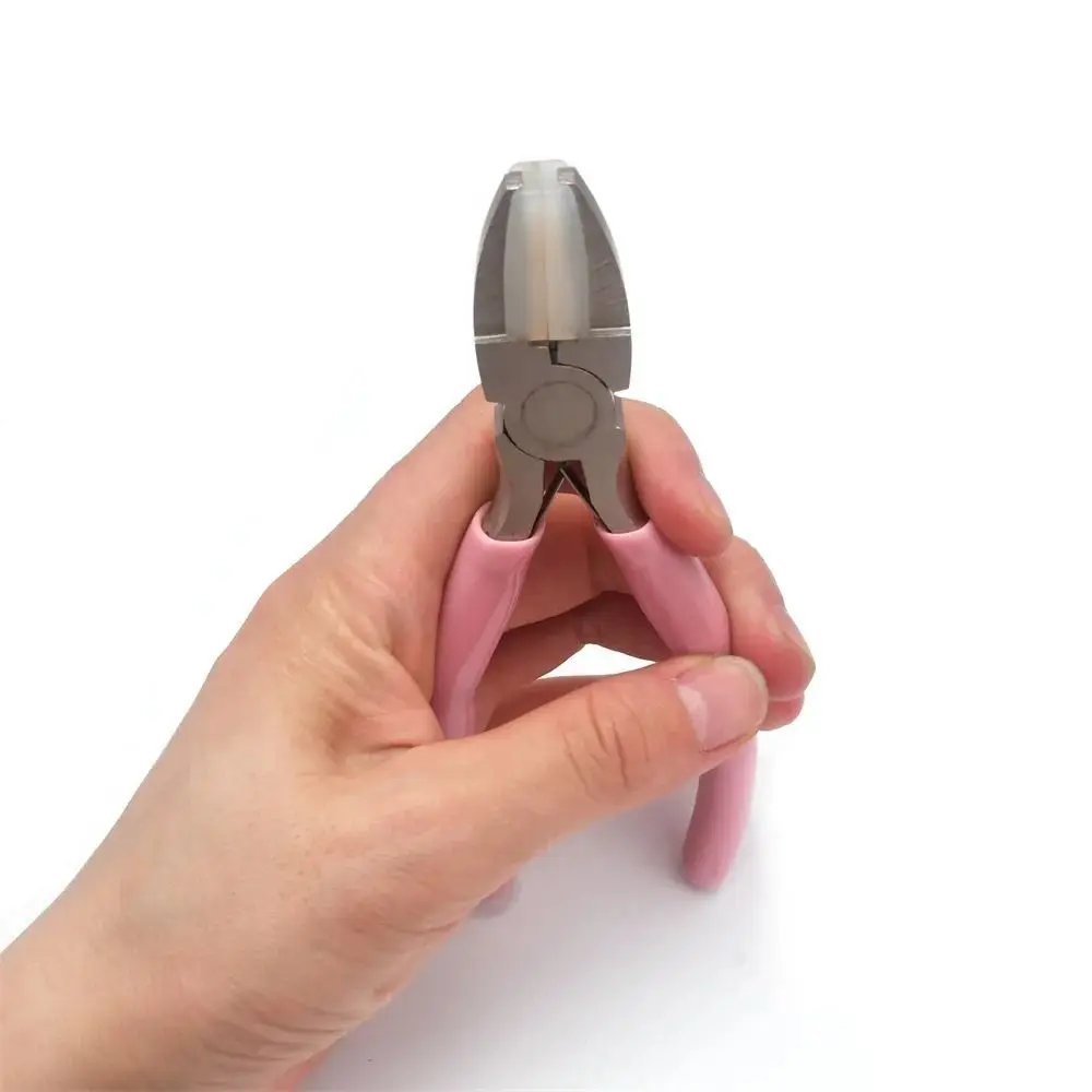 

Multifunction Plat Nose Pliers Scratch Resistant Non-slip Handle Jewelry Making Pliers Carbon Steel Portable DIY Tool Pliers