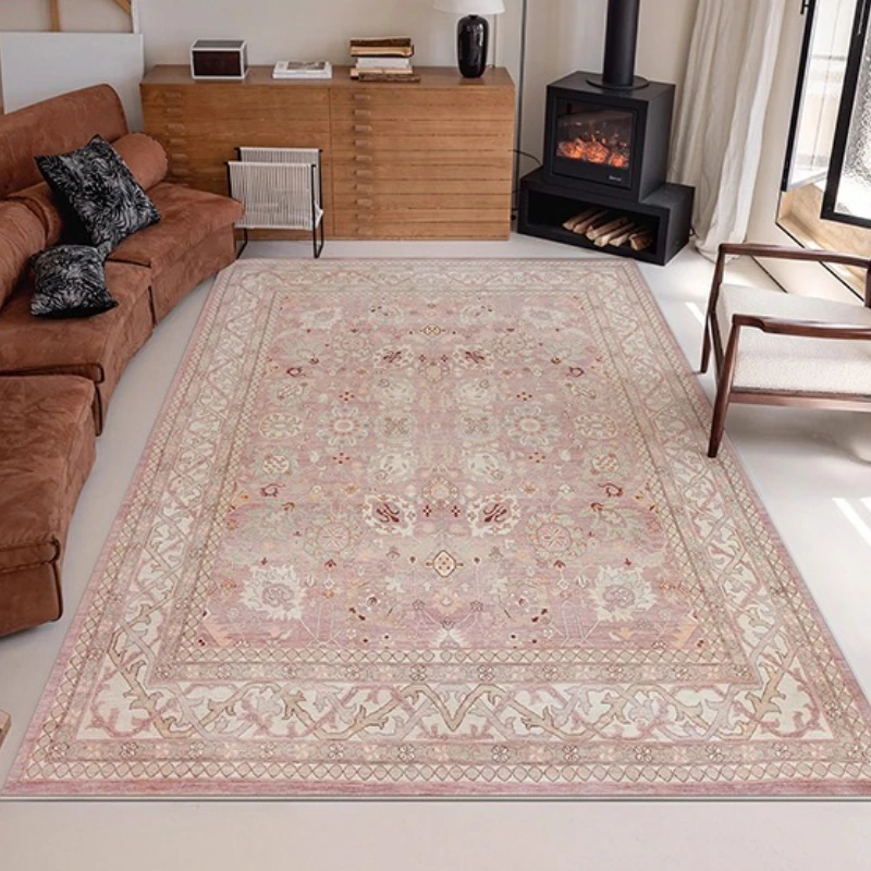 

Винтажный ковер для гостиной с цветочным геометрическим узором Художественный дизайн Ковер для спальни Домашний декор Диван Журнальный столик Коврики 러그 Tapis Ковер