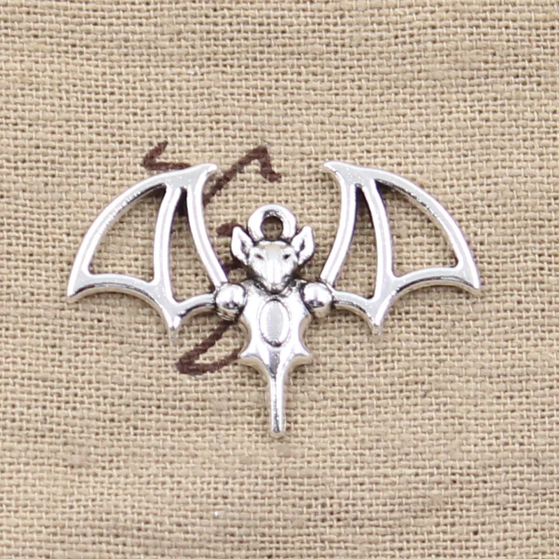 10pcs Charms Bloodsucking Bat 22x32mm Antique Tibetan Pendant Findings Accessories DIY Vintage Choker Handmade Jewelry