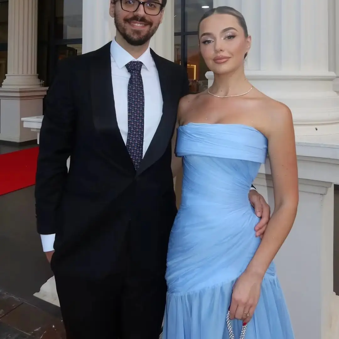 

MD Modern Strapless Blue Mermaid Evening Gown Saudi Arabic Sleeveless New Prom Gown Chiffon Pleat Floor-Length customised 2025