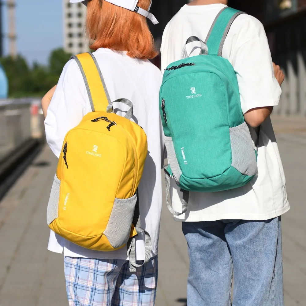 Mini Nylon Camping Bag Large Capacity Ultralight Sports Knapsack Waterproof Climbing Mountaineering Bag Unisex