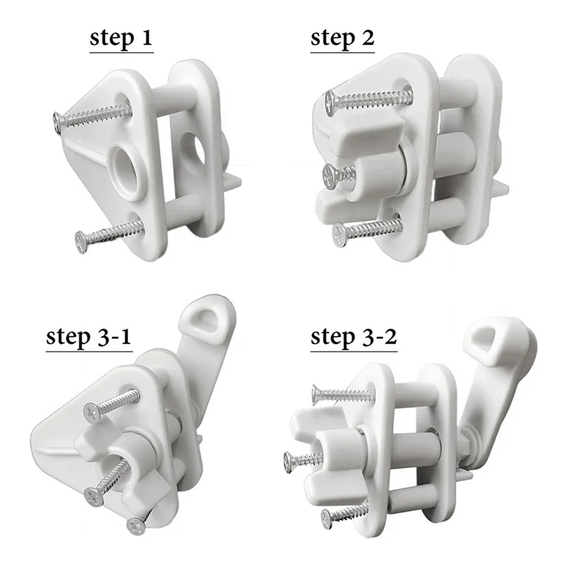 

ATSQ-10Pcs Marine Pontoon Boat Replacement Door Latches,For Square Frames 1-1.25 Inch,For Left Or Right Hinge Gate