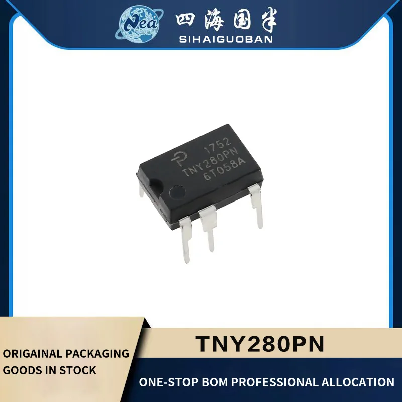 5PCS  New Packaging TNY280PN TNY285PG TNY288PG DIP-8 TNY288DG-TL TNY280GN-TL SOP-7 IC OFFLINE SWITCH FLYBACK