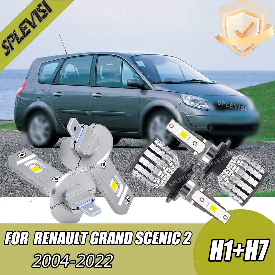 

High Beam Low Beam Suit LED Headlight All-Weather Resistant For RENAULT GRAND SCENIC 2 2004 2005 2006 2007 2008 2009 2010 -2022