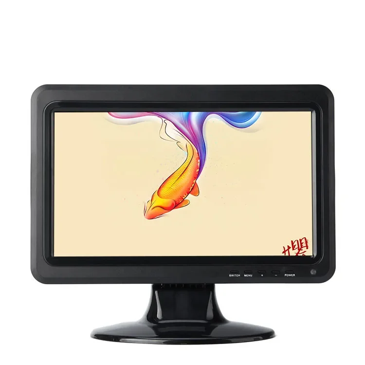 

12 inch Analog TV Desktop LCD Television DVB-T2 ATSC ISDB Digital TV Optional