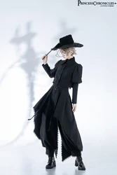 Ouji Lolita The Wizard's Law Vintage Dark Goth Lolita Jacket and Trousers by Princess Chronicles