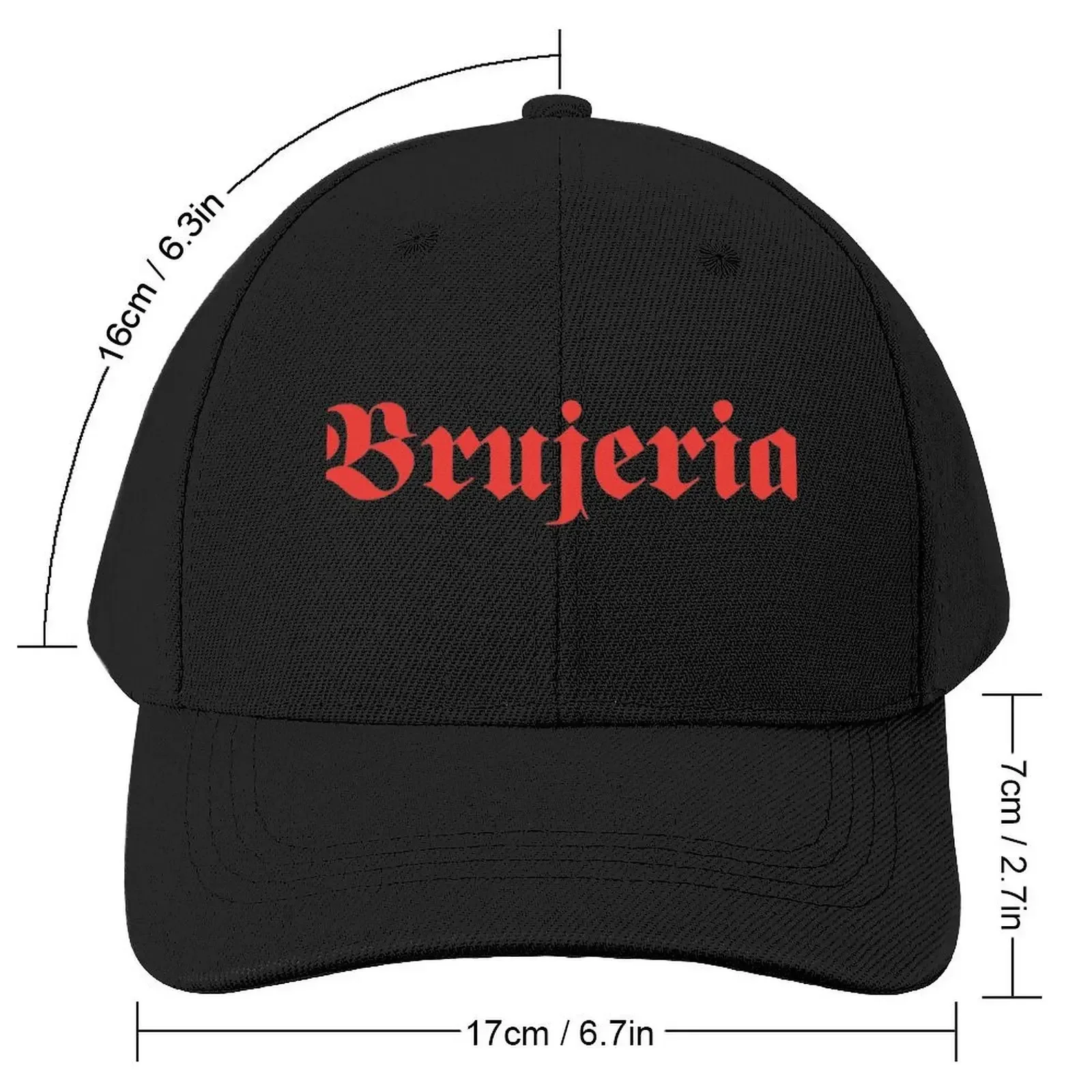 Brujeria (Transparent) Red Baseball Cap Hat Man Luxury Dropshipping Rave Mens Caps Women's