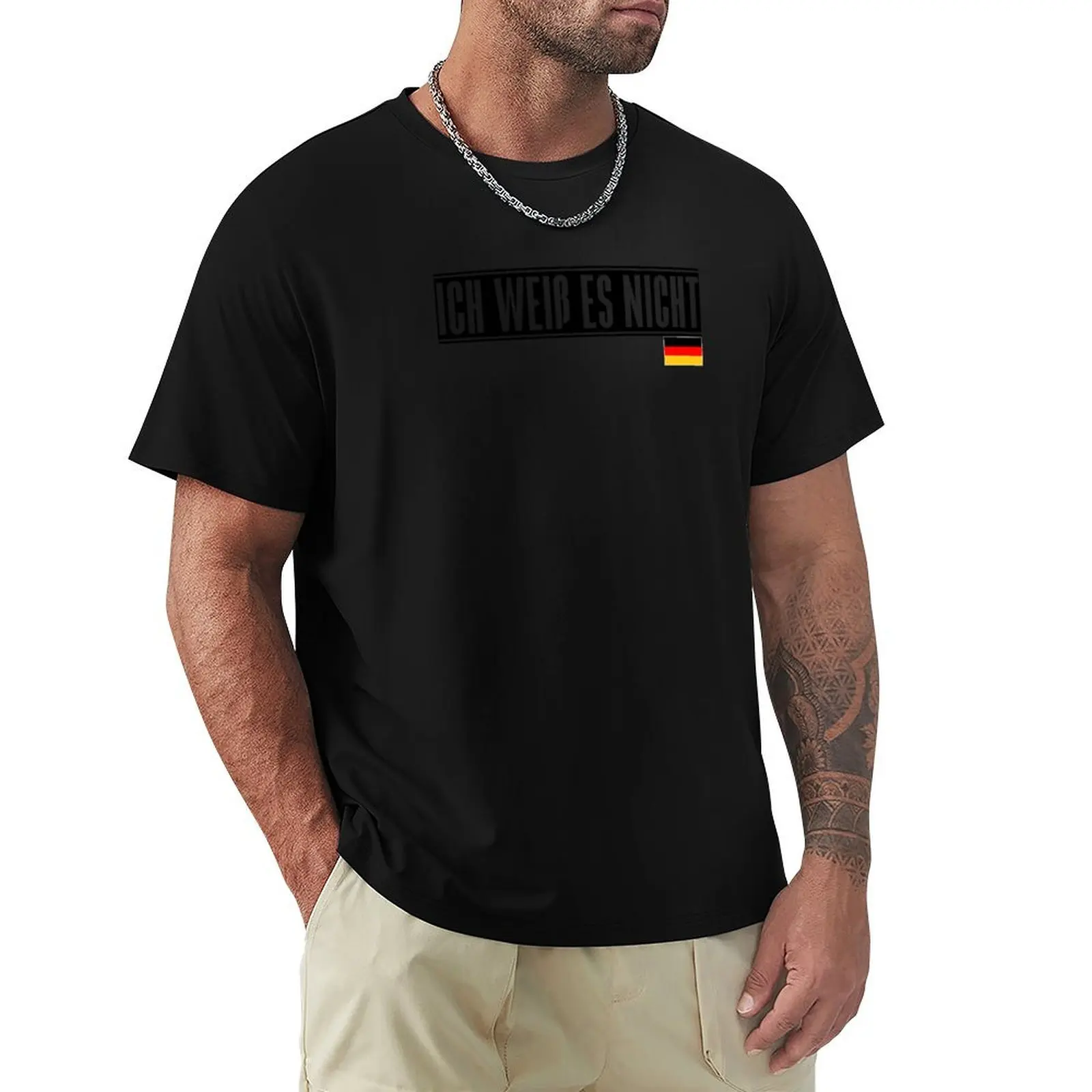 

ich wei es nicht T-Shirt Plus Size Summer Casual T-Shirt