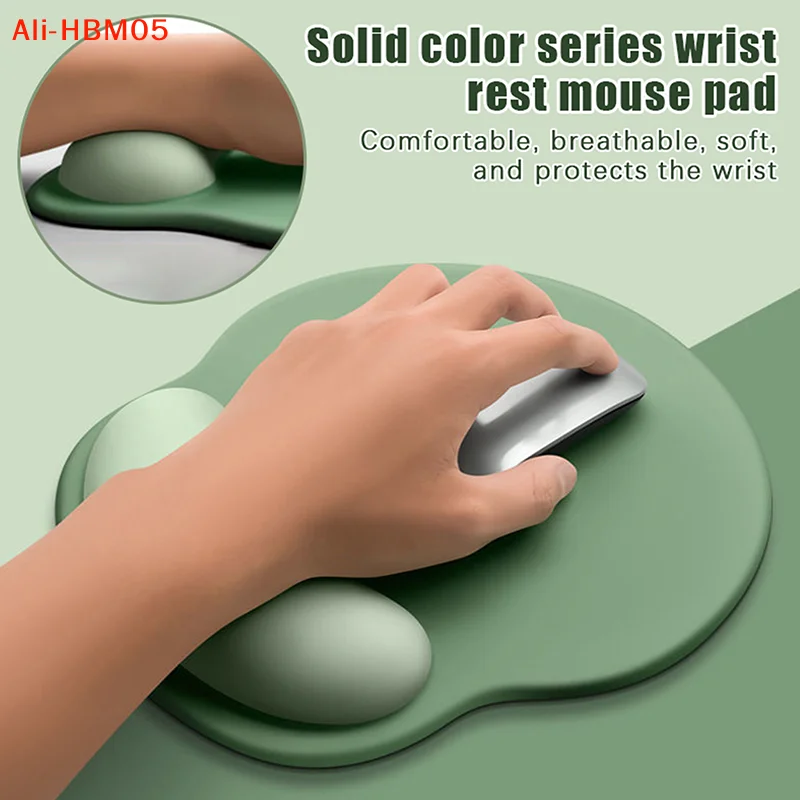 (HB05)Gradient Ergonomics Mouse Pad Comfortable Wrist Support Non Slip Mice Mat Soft Mousepad Wrist Rest Computer Mouse Pad