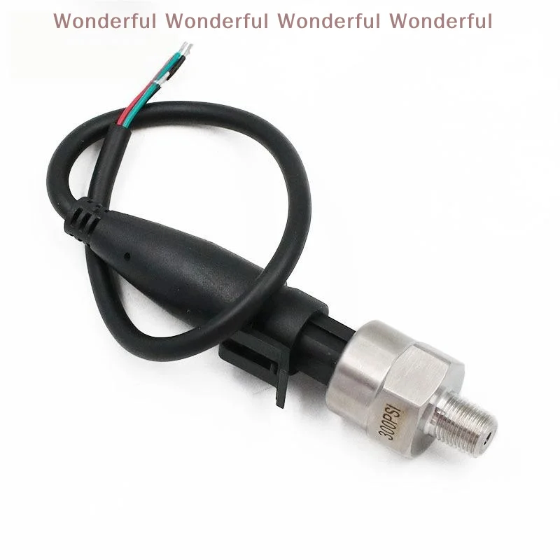 Sensor Transduser Tekanan Baja Tahan Karat dengan Ulir 1/8NPT Kelas Industri, 5V untuk Akurasi Superior