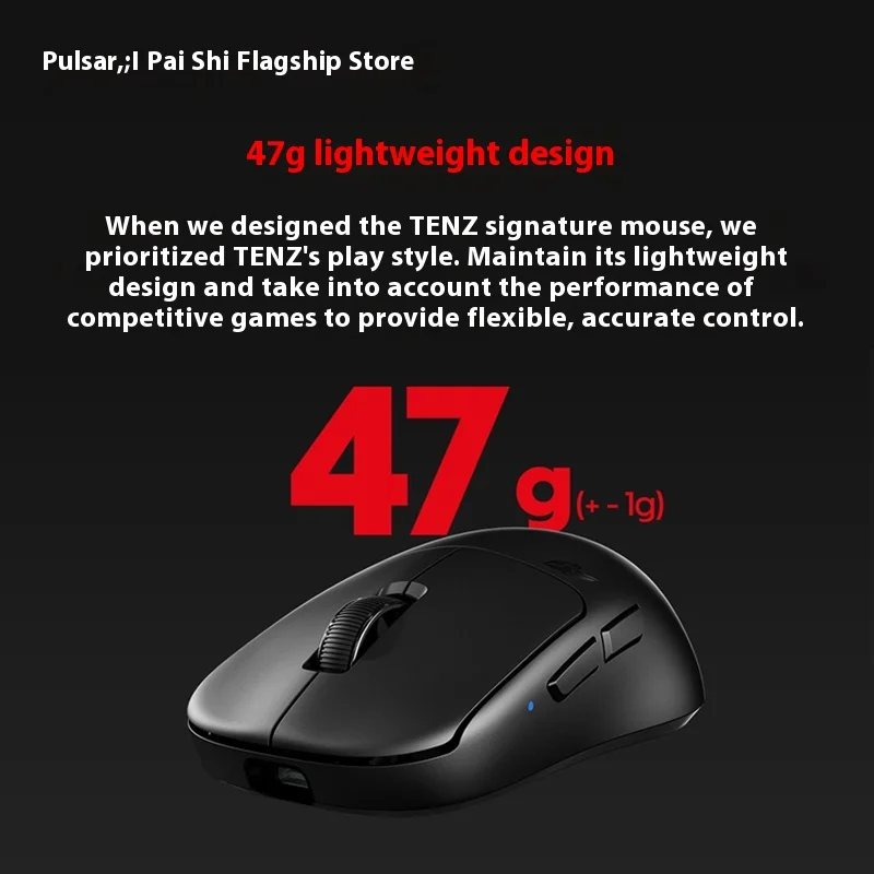 PULSAR TENZ Limited 8K ماوس ألعاب لاسلكي مريح Pulsar XS-1 32000 ديسيبل متوحد الخواص 32 ARM 47 جرام خفيف الوزن fps ملحقات الكمبيوتر هدية الكمبيوتر