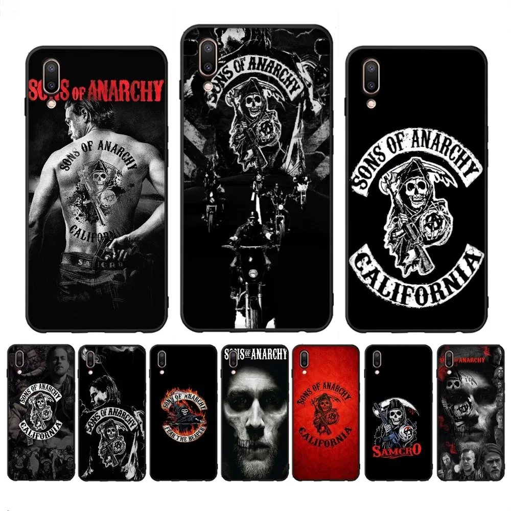 S-Sons of A-Anarchy TV Phone Case For Redmi Note 4 X 5 A 6 7 8 T 9 9S 10 11 11S 11Epro Poco M3 pro