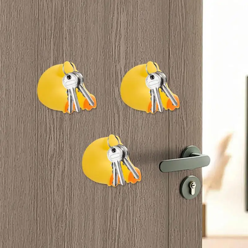 Kids Hooks For Wall Wall Towel Hooks Decorative Animal Tails Traceless Self Adhesive Hooks Wall Coat Hanger Punch-Free Coat