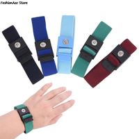 ESD Discharge Cable Band Wrist Strap Color Random Adjustable Anti Static Cordless Bracelet Electrostatic